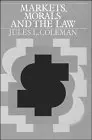 Cover of Markets, Morals and the Law