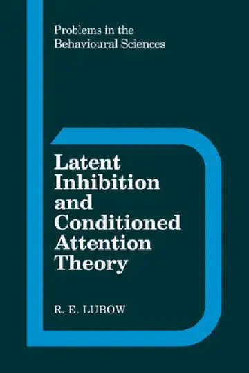 Cover of Latent Inhibition Conditioned