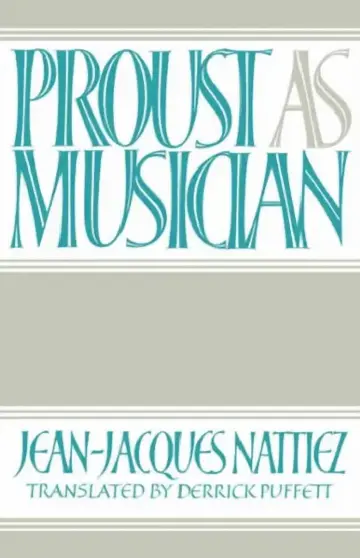 Cover of Proust as Musician