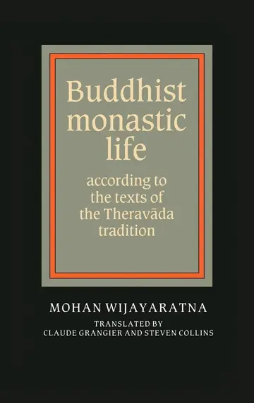 Cover of Buddhist Monastic Life