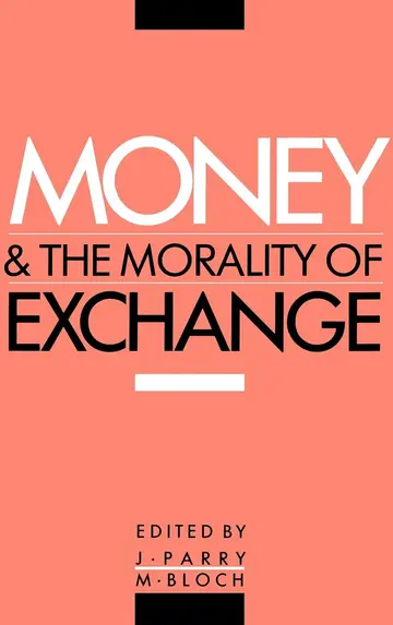 Cover of Money and the Morality of Exchange