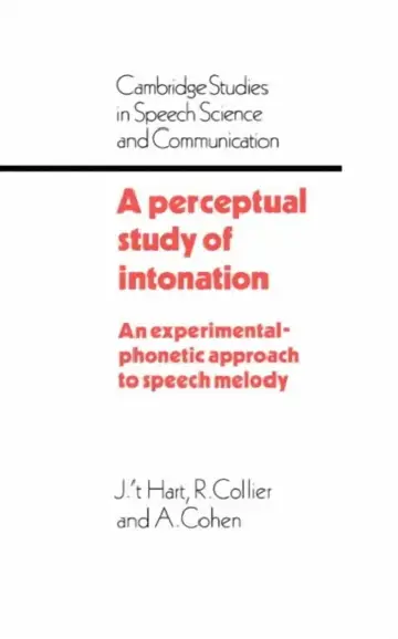 Cover of A Perceptual Study of Intonation