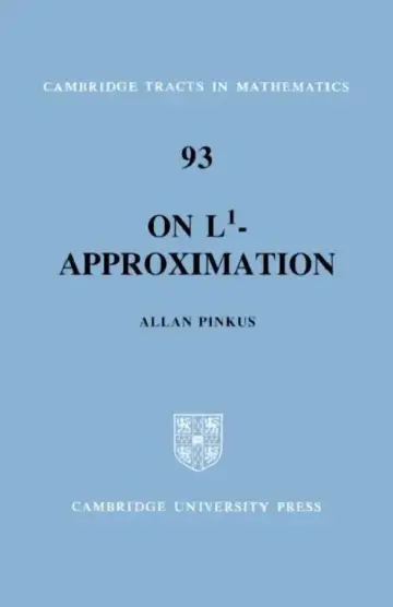 Cover of On L1-Approximation