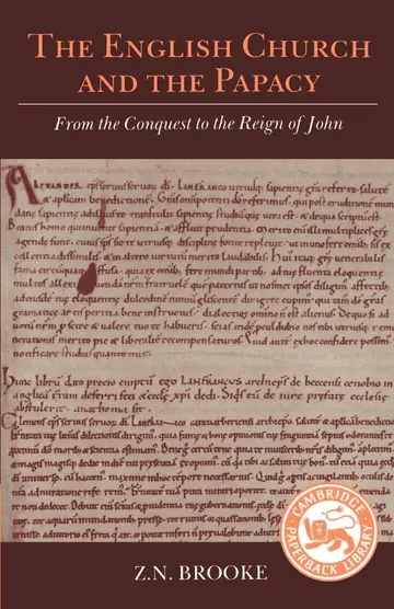 Cover of The English Church and the Papacy