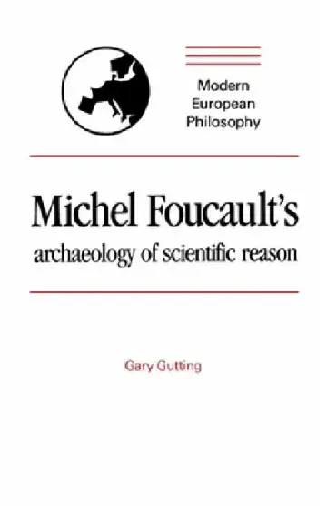 Cover of Michel Foucault's Archaeology of Scientific Reason