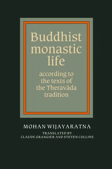 Cover of Buddhist Monastic Life