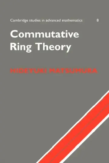 Cover of Commutative Ring Theory