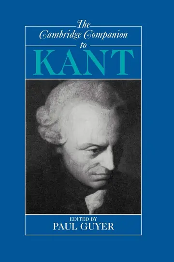 Cover of The Cambridge Companion to Kant