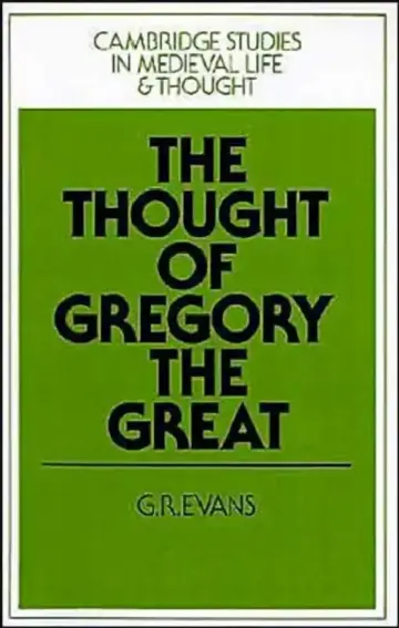 Cover of The Thought of Gregory the Great