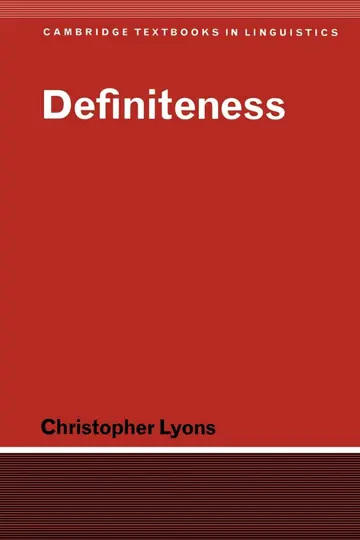 Cover of Definiteness