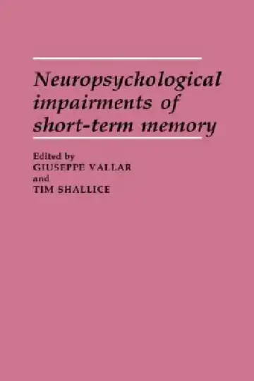 Cover of Neuropsychological Impairments of Short-Term Memory