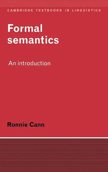 Cover of Formal Semantics