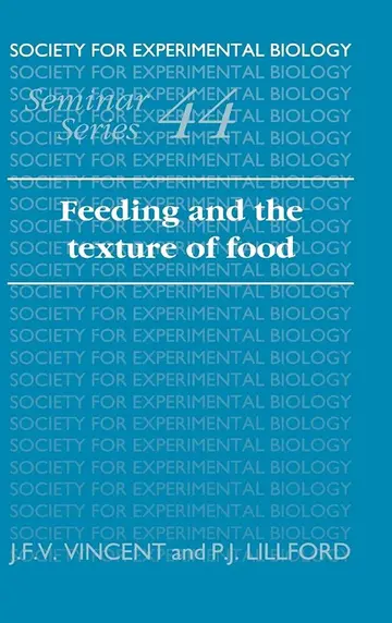 Cover of Feeding and the Texture of Food