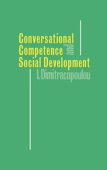 Cover of Conversational Competence and Social Development