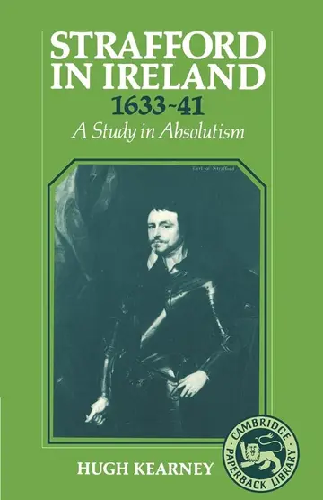 Cover of Strafford in Ireland 1633–1641