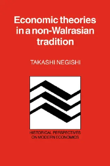 Cover of Economic Theories in a Non-Walrasian Tradition