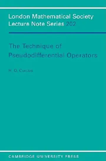 Cover of The Technique of Pseudodifferential Operators