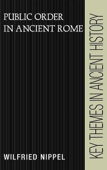Cover of Public Order in Ancient Rome