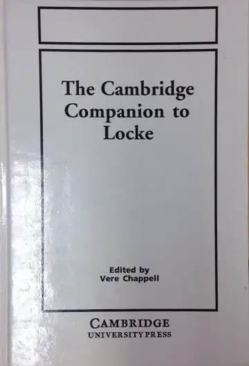 Cover of The Cambridge Companion to Locke