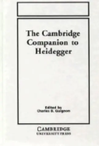 Cover of The Cambridge Companion to Heidegger
