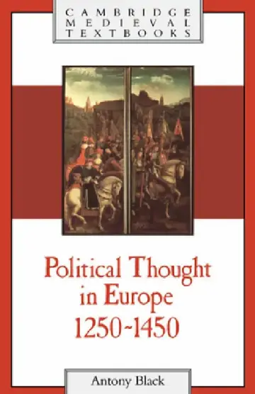 Cover of Political Thought in Europe, 1250 1450