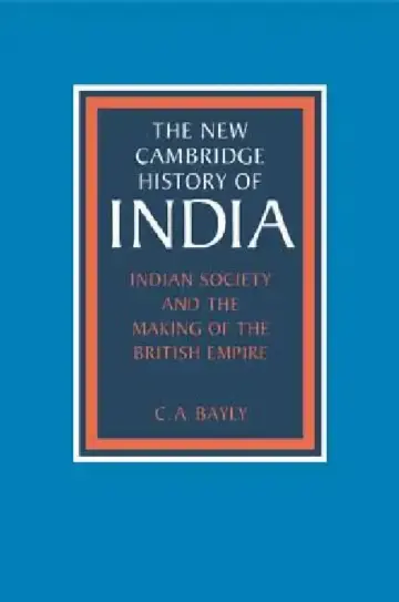 Cover of Indian Society and the Making of the British Empire