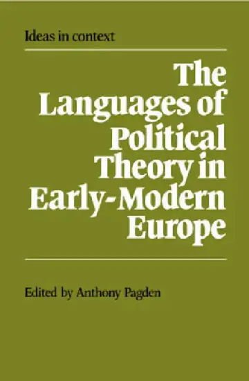 Cover of The Languages of Political Theory in Early-Modern Europe