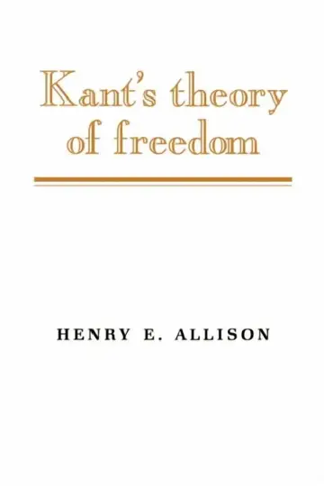 Cover of Kant's Theory of Freedom