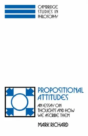 Cover of Propositional Attitudes
