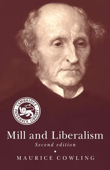 Cover of Mill and Liberalism