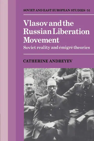 Cover of Vlasov and the Russian Liberation Movement
