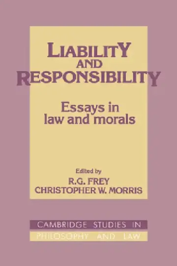 Cover of Liability and Responsibility
