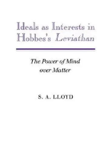 Cover of Ideals as Interests in Hobbes's Leviathan