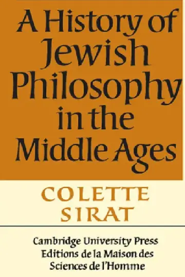 Cover of A History of Jewish Philosophy in the Middle Ages