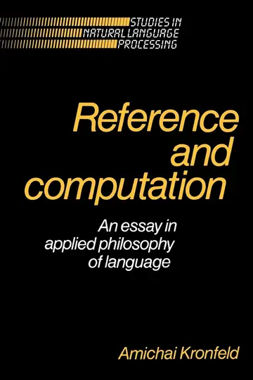 Cover of Reference and Computation