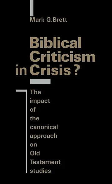 Cover of Biblical Criticism in Crisis?