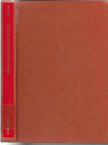 Cover of The Masks of Menander