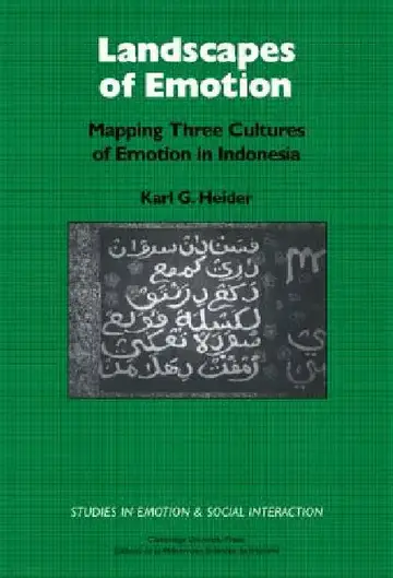 Cover of Landscapes of Emotion