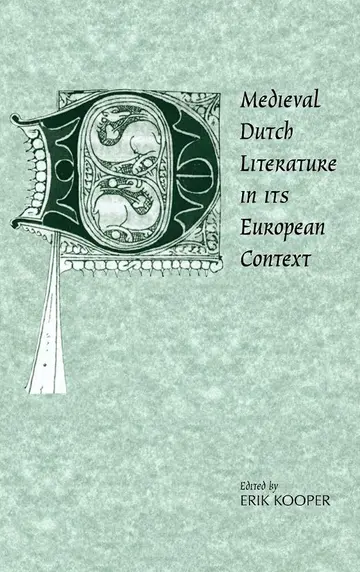 Cover of Medieval Dutch Literature in its European Context