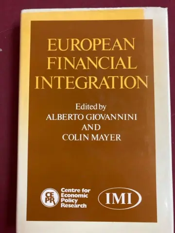 Cover of European Financial Integration