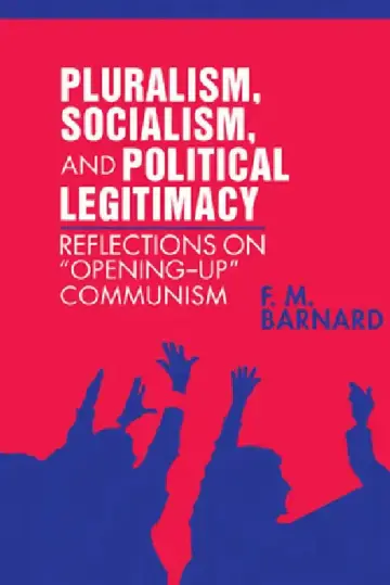 Cover of Pluralism, Socialism, and Political Legitimacy