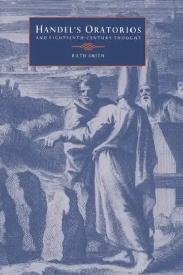 Cover of Handel's Oratorios and Eighteenth-Century Thought