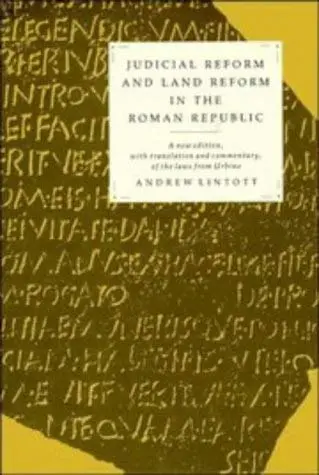 Cover of Judicial Reform and Land Reform in the Roman Republic