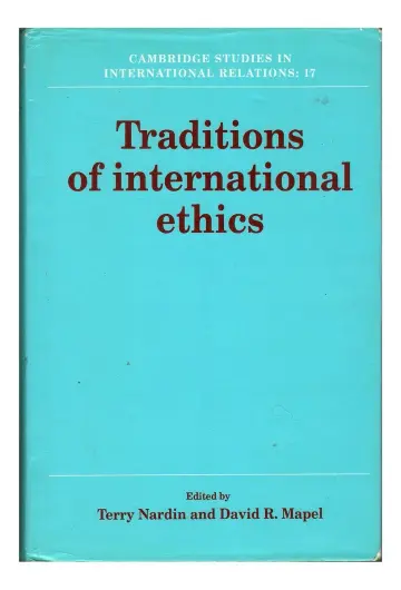 Cover of Traditions of International Ethics