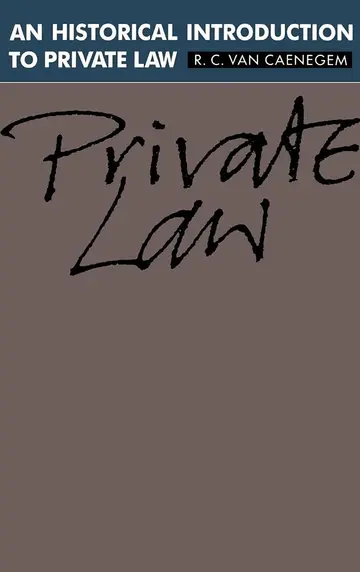 Cover of An Historical Introduction to Private Law