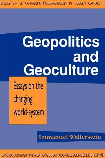 Cover of Geopolitics and Geoculture