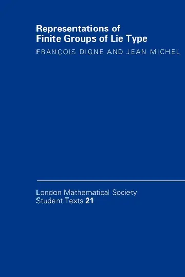 Cover of Representations of Finite Groups of Lie Type