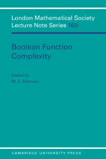 Cover of Boolean Function Complexity