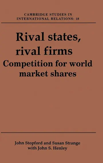 Cover of Rival States, Rival Firms