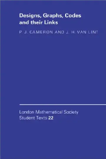 Cover of Designs, Graphs, Codes and Their Links